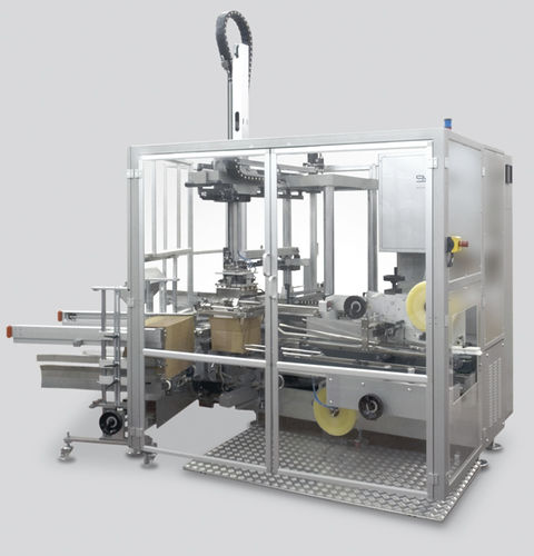 Incassatrice verticale - SMV series - CAM - automatica / per bottiglie / per scatole