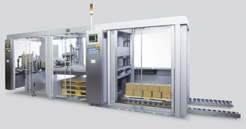 Incartonatrice pallettizzatore orizzontale - SPZ - CAM - automatica / per prodotti cosmetici / per cartoni