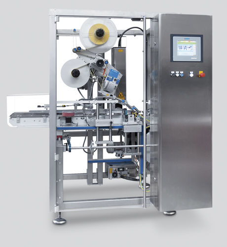 Applicatore di etichette automatico - TTS - CAM - per casse / per applicazione sulla parte superiore del prodotto / per etichette adesive