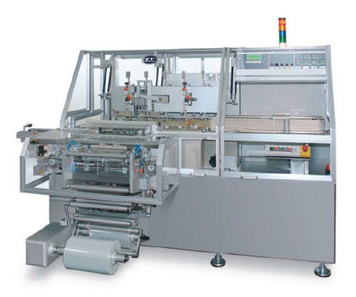 Fardellatrice a moto continuo - RV series - CAM - automatica / per prodotti cosmetici / per la chiusura di cartoni