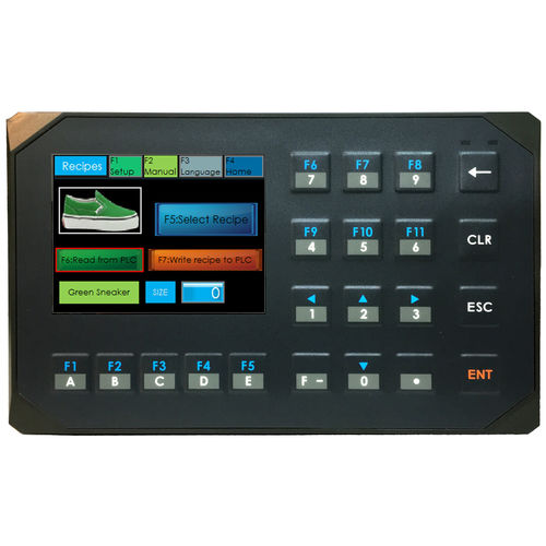 HMI con tastiera - NK03 series - Novakon Co., Ltd. - ad incastro / 320 x 240 / ARM9