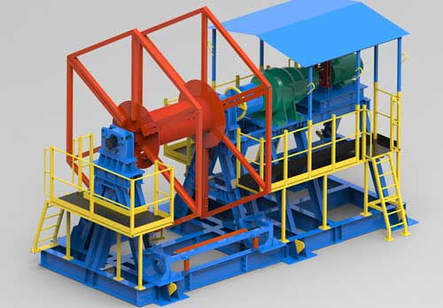 Bobinatrice per cinghia - OX-N - Thejo Engineering Ltd - a motore