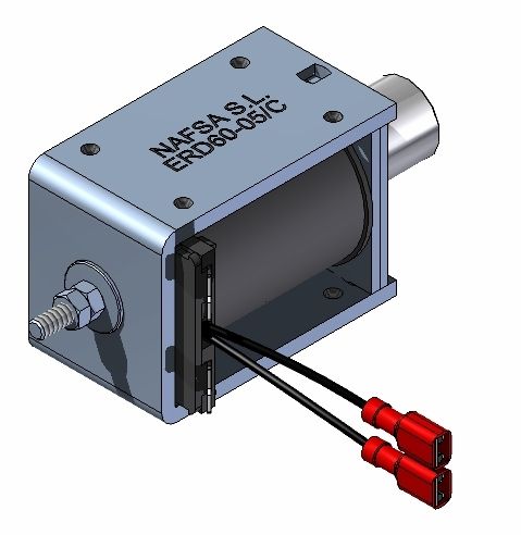 Elettromagnete lineare - ERD60-05/C - NAFSA - a semplice effetto