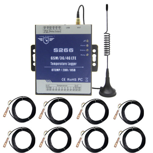 Data logger di temperatura - S266 - King Pigeon Communication Co.,Limited - di umidità / UMTS / Modbus