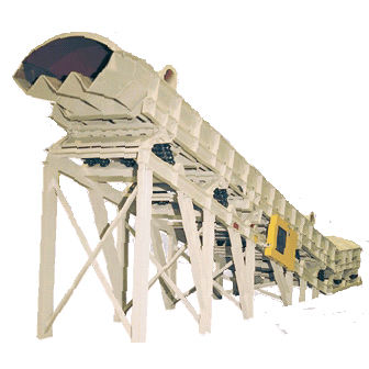 Trasportatore a vibrazione - V-TROUGH® - General Kinematics - inclinato / a canale / per l'industria metallurgica