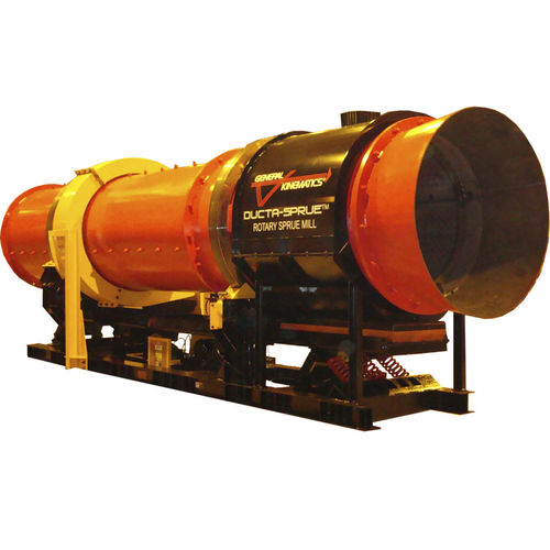 Macchina per pulizia per l'industria metallurgica - DUCTA-SPRUE® - General Kinematics - per l'industria della fonderia / a tamburo