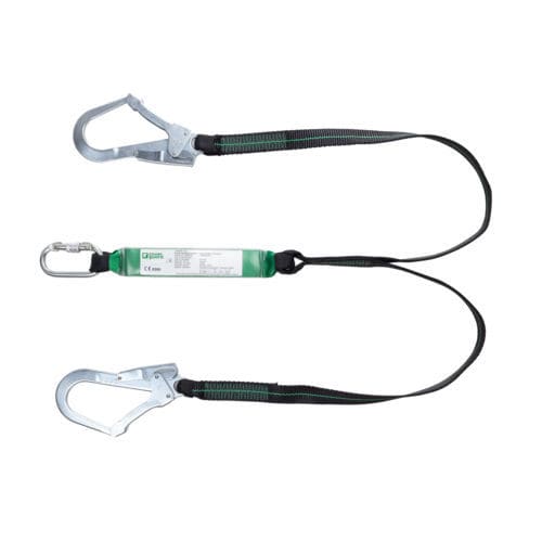 Cordino con assorbitore di energia con cinghia - 7LAUR10 - Coverguard - doppio