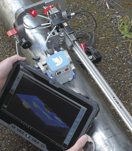 Sistema di ispezione elettromagnetico - ECHO-3D - Ether NDE - automatico / di difetto di superficie