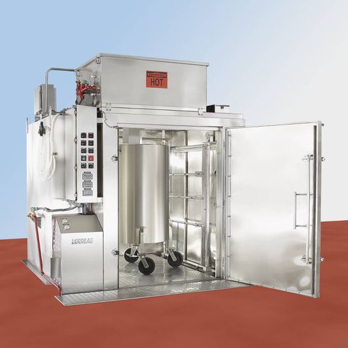 Macchina di lavaggio ad acqua - IBC-1000  - Douglas Machines Corp - a spruzzo / automatica / per l'industria agroalimentare