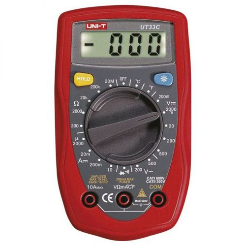 Multimetro digitale - UT 33C - Erko - portatile / 10 A / di frequenza