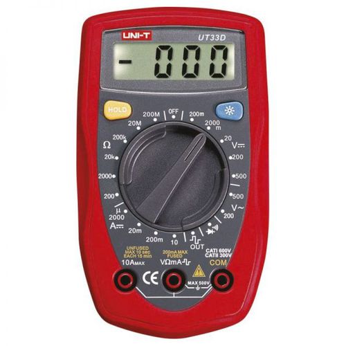 Multimetro digitale - UT 33D - Erko - portatile / 10 A / di frequenza