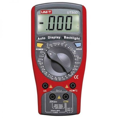 Multimetro digitale - UT 50D - Erko - portatile / 1000 V / 20 A
