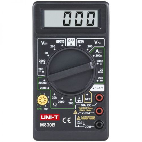 Multimetro digitale - UT830B - Erko - portatile / 1000 V / 10 A