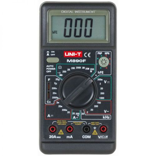 Multimetro digitale - M890F - Erko - portatile / 1000 V / 20 A