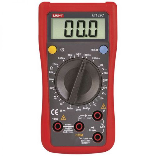 Multimetro digitale - UT 132C - Erko - portatile / 10 A / di frequenza