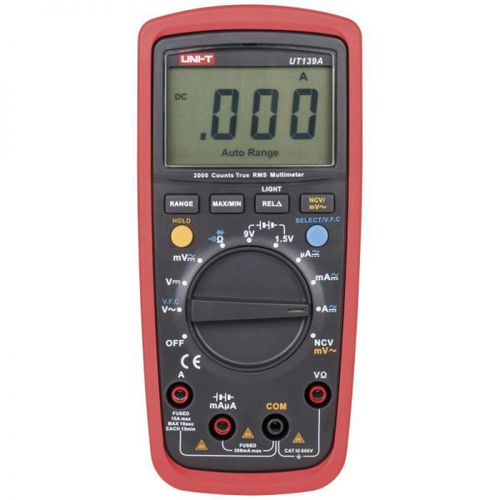Multimetro digitale - UT139A - Erko - portatile / 600 V / 10 A
