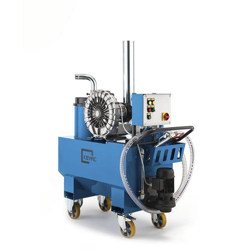 Aspiratore industriale - KOIL230 - KEVAC  SRL - per olio e trucioli / trifase / su ruote
