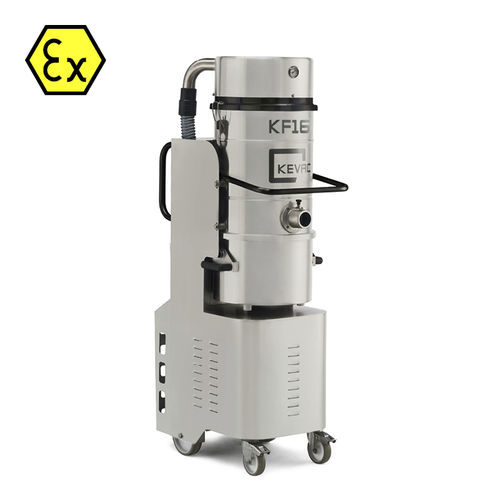 Aspiratore a secco - KF16.021 - KEVAC  SRL - trifase / mobile / in acciaio inossidabile