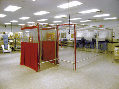Isolatore di confinamento classe III - BIO BUBBLE - modulare / a pressione negativa