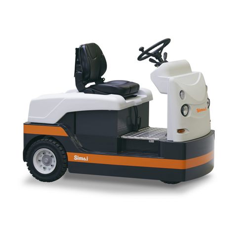 Trattore per rimorchio - TTE71 - SIMAI SpA - elettrico / a 3 ruote / con conducente seduto