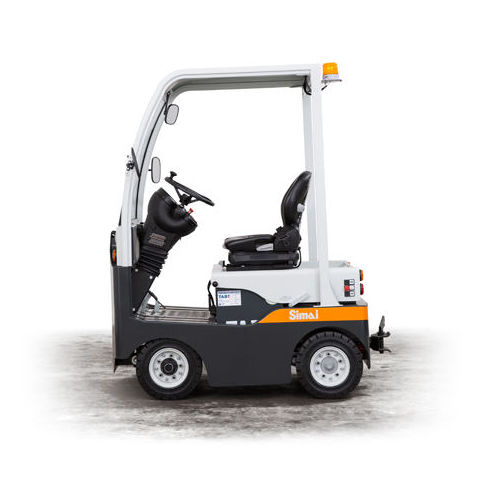 Trattore per rimorchio - TE80 - SIMAI SpA - elettrico / 4 ruote / con conducente seduto