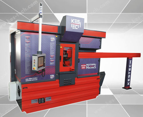 Macchina transfer rotante - CNC PRO BAR MODEL-DOOR HINGES - KESTECH ROTARY TRANSFER MACHINES - CNC / 8 posizioni / con carico/scarico automatizzato