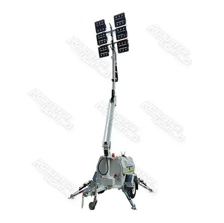 Torre faro LED - RPLT-7600 - Fujian Robust Power Co., Ltd. - con motore diesel