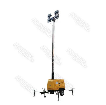 Torre faro LED - RPLT-6800 - Fujian Robust Power Co., Ltd. - a ioduri metallici / con motore diesel