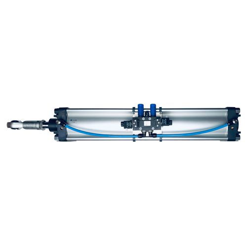 Cilindro pneumatico - KPF - ALPHA AUTOMATISMES Sarl - a pistone magnetico / con asta / con asta attraversante