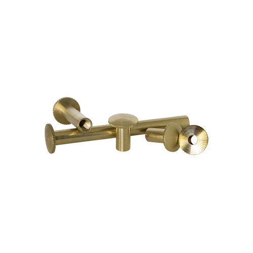 Vite a testa cilindrica - VR series - Metalygroup - intagliato / in ottone