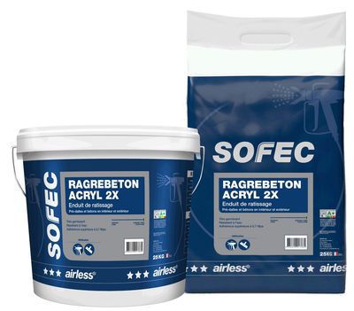 Intonaco per calcestruzzo - 2X - Sofec