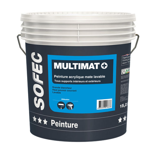 Vernice di finitura - Multimat + - Sofec - liquida / in acrilico / per il settore edile