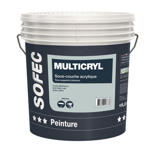 Vernice di finitura - Multicryl - Sofec - liquida / in acrilico / per il settore edile