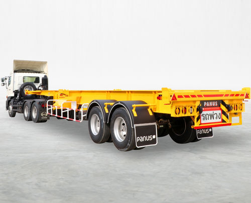 Semirimorchio per contenitore - PS2-SC1250M - Panus Assembly - portacontainer / a 2 assi / trainato