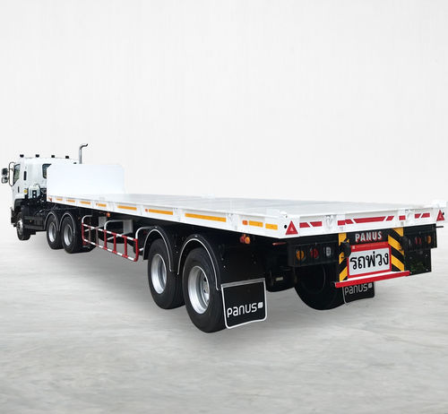 Semirimorchio per contenitore - PS2-SF1250M - Panus Assembly - per cemento / a 2 assi / trainato