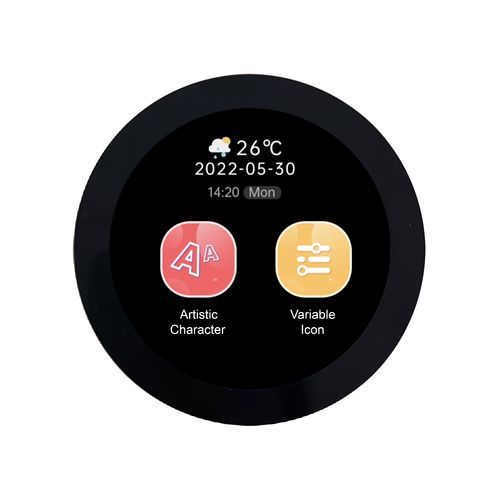 Modulo di visualizzazione TFT LCD - DMG48480C028_03W - Beijing DWIN Technology Co., Ltd. - IPS / con touch screen capacitativo / 480 x 480