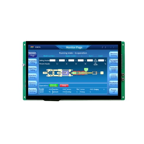 Modulo di visualizzazione TFT LCD - DMG10600C101_40WTC  - Beijing DWIN Technology Co., Ltd. - IPS / con touch screen capacitativo / 1024 x 600