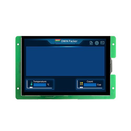 Monitor per macchina industrialie - DMG12800C070_03W - Beijing DWIN Technology Co., Ltd. - TFT-LCD / con touch screen resistivo / con touch screen capacitativo