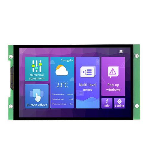 Modulo di visualizzazione TFT LCD - DMG12800K080_03W - Beijing DWIN Technology Co., Ltd. - IPS / a colori / ad alta risoluzione