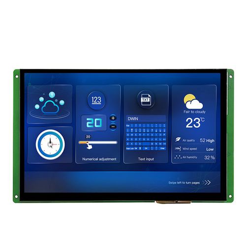 Schermo LCD - DMG12800K101_03W - Beijing DWIN Technology Co., Ltd. - con touch screen capacitativo / con touch screen resistivo / per il settore medico