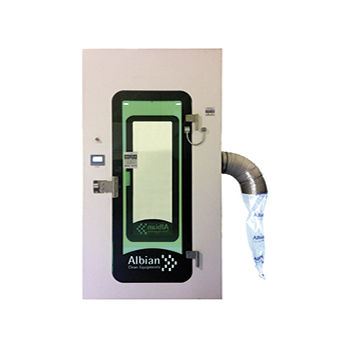 Doccia di sicurezza con nebulizzatore - RLM-750 PT - ALBIAN GROUP - da terra / per laboratorio / per camera bianca