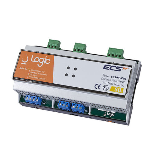 Sistema di monitoraggio di resistenza di messa a terra - ECS-R-DIN  - Logic S.r.l. - per la sicurezza / ATEX