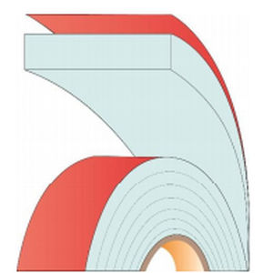 Nastro adesivo a doppia faccia - SilverTape™5106 - AFTC group - in acrilico / in schiuma acrilica / trasparente