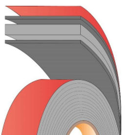 Nastro adesivo a doppia faccia - SilverTape™SGG - AFTC group - in acrilico / in alluminio / per vetri