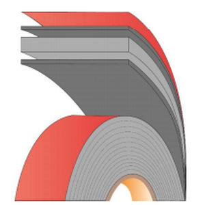 Nastro adesivo in gomma - SilverTape™HA7408 - AFTC group - in alluminio / permanente / attivato dal calore