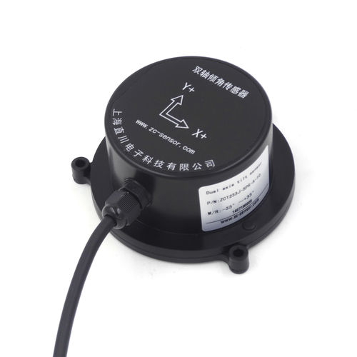 Inclinometro due assi - ZCT233J-SPS-A-10 - Shanghai Zhichuan Electronic Tech Co., Ltd - con uscita in corrente / IP67 / per misurazione di angolo