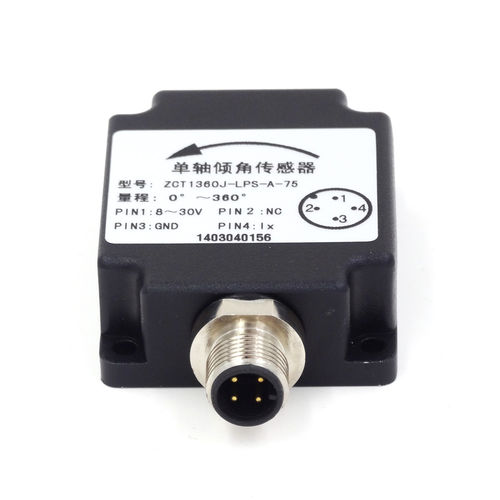 Inclinometro monoassiale - ZCT1360J-LPS-A-75 - Shanghai Zhichuan Electronic Tech Co., Ltd - con uscita in corrente / MEMS / elettrolitico