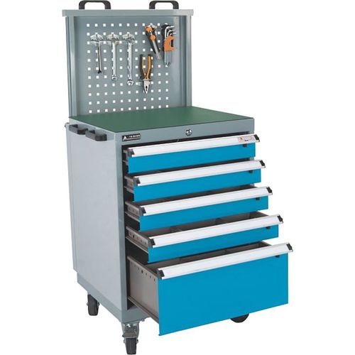 Banco da lavoro in acciaio inossidabile - FCY-2002 - ChengDu SanJi Technology Co.,LTD - multi-cassetti / mobile