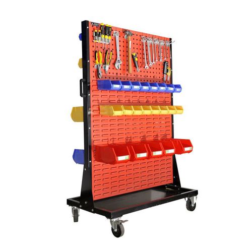 Scaffalatura per magazzino di stoccaggio - FJ-4006/7 - ChengDu SanJi Technology Co.,LTD - mobile / a doppia faccia