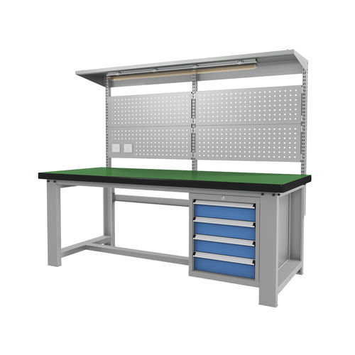Tavolo di lavoro per l'industria agroalimentare - FZ-1042 - ChengDu SanJi Technology Co.,LTD - con cassetti / da laboratorio